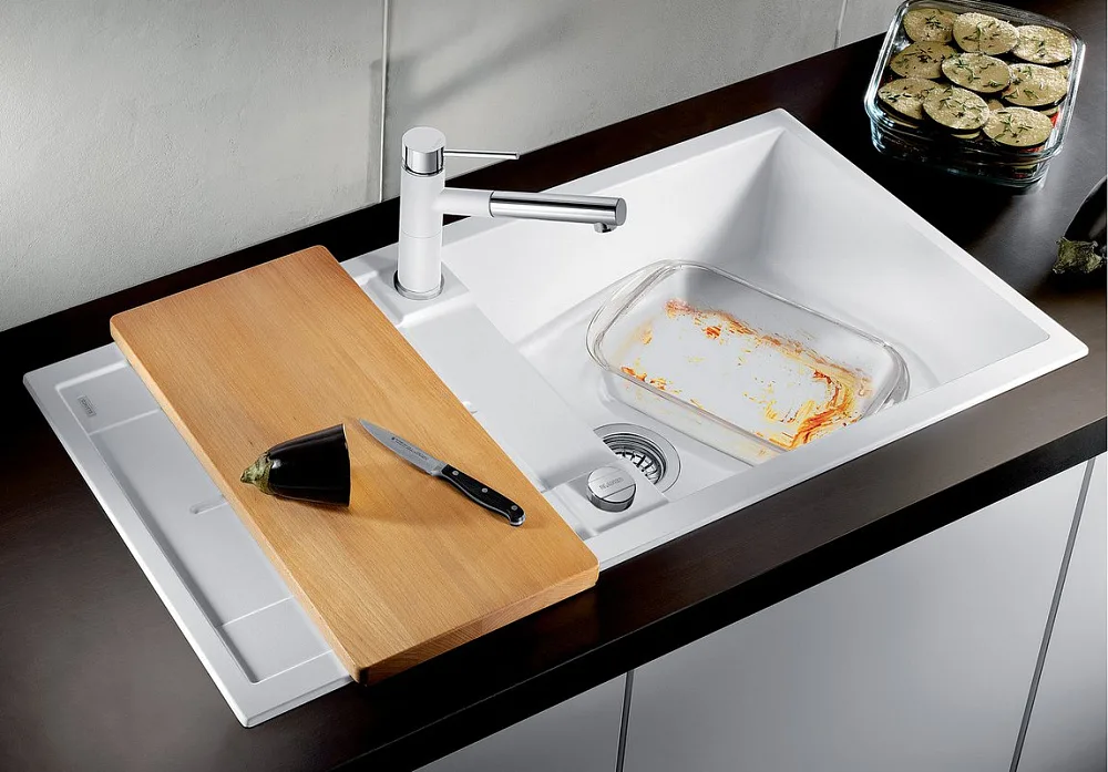 Мойка кухонная Blanco Metra XL 6S 515280 белая Sancos — официальный сайт