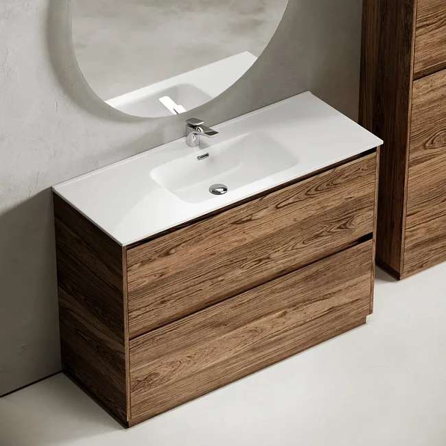 Тумба под раковину Sancos Libra Floor 120 напольный дуб чарльстон, LB120F-1ECH Sancos — Оригинал