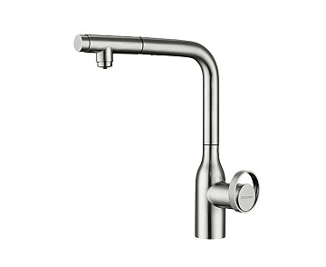 Смеситель для кухни Paulmark Urban Ur213104-BS, брашированная сталь