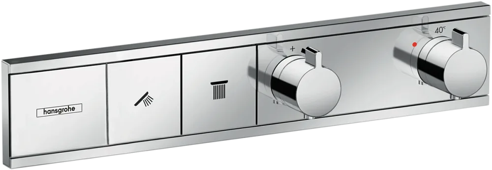 Термостатический смеситель встраиваемый Hansgrohe RainSelect 15380000, для душа, хром Sancos — официальный сайт