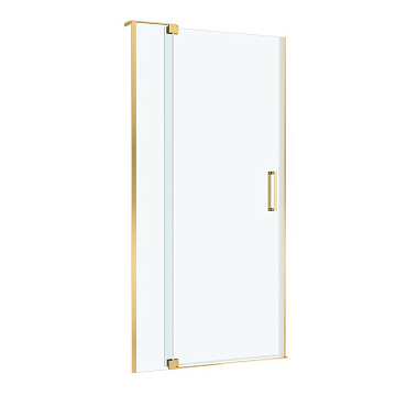 Душевая дверь в нишу Cezares Slider SLIDER-B-1-90/100-C-BORO 100 см, профиль брашированное золото, с
