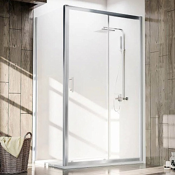 Душевой уголок Veconi Rovigo RV-072 140x100, профиль хром