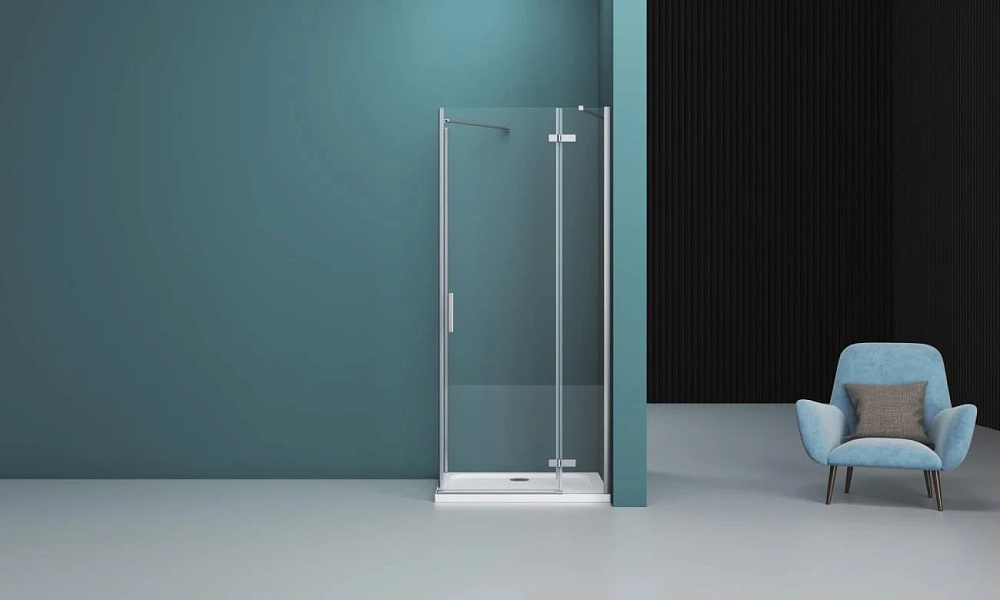 Душевой уголок BelBagno Kraft AH-12-80/90-C-Cr R