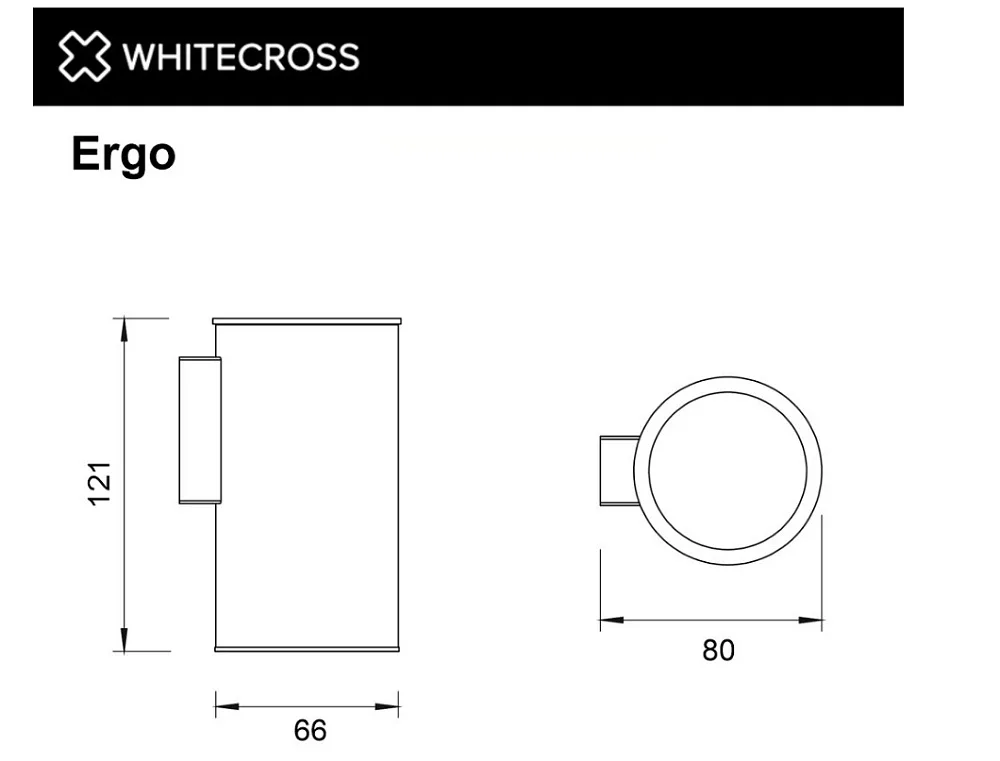 Стакан WHITECROSS Ergo ER2234CPB брашированная медь Sancos — официальный сайт