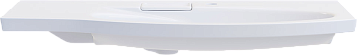 Мебельная раковина KERAMA MARAZZI Riva 100 R, глянцевая белая