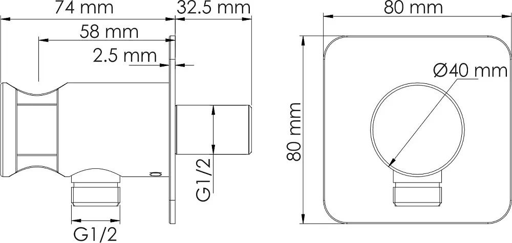 Встраиваемый смеситель Wasserkraft Tauber A6451.296.298.275.100.276 С ВНУТРЕННЕЙ ЧА Sancos — официальный сайт
