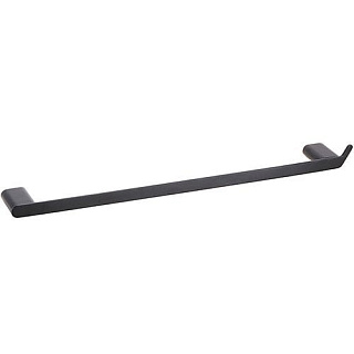 Полотенцедержатель Bemeta Organic Black 167104360 с крючком, 55 см, черный матовый