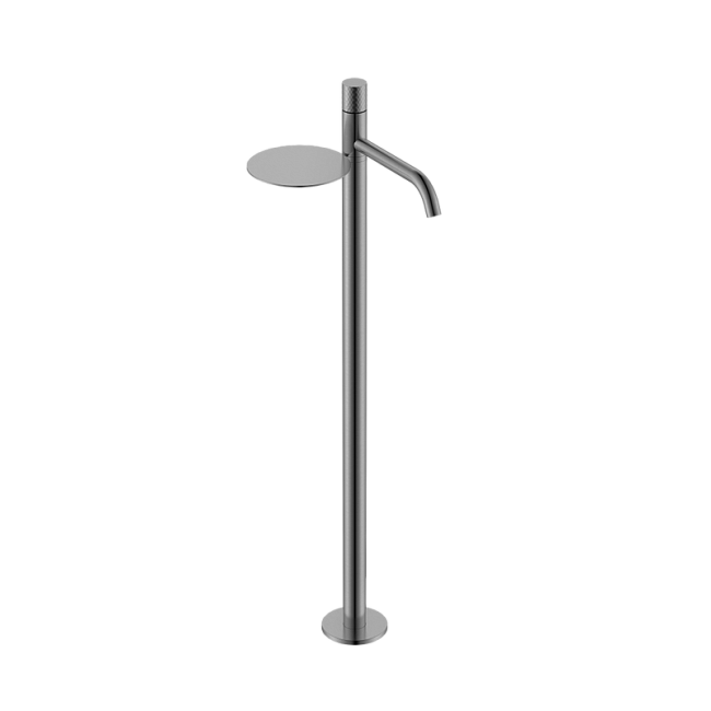 Напольный смеситель для раковины Boheme Stick 120-GM gun metal diamond