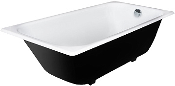 Чугунная ванна Wotte Start 160x75 см, пристенная, с ручками