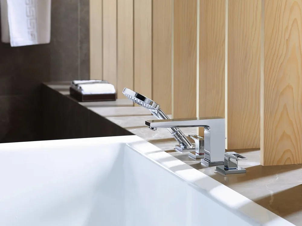 Смеситель на борт ванны Hansgrohe Metropol 74552000 Sancos — официальный сайт