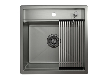 Мойка кухонная Granula Kitchen Space 5051 матовая сталь