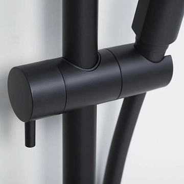Душевая стойка Wasserkraft Thermo A28801, черная матовая