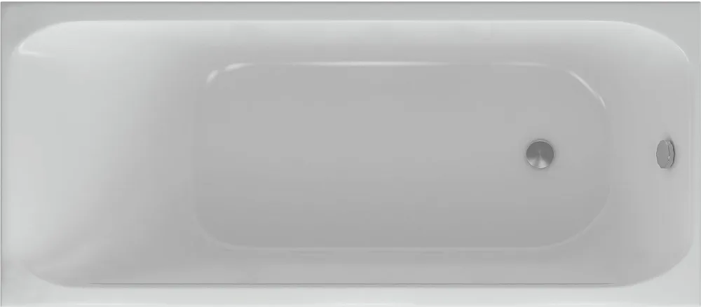 Акриловая ванна AQUATEK Альфа ALF150-0000038 150x70 см, пристенная, белая, с каркасом Sancos — официальный сайт