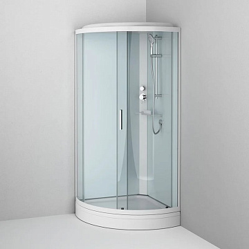 Душевая кабина AM.PM X-Joy W88C-401-090WT, с крышей, белый