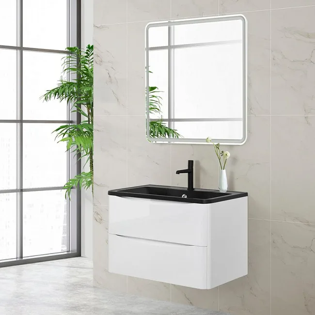 Зеркало BelBagno SPC-MAR-800-800-LED-BTN Sancos — Оригинал
