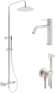 Комплект для ванной Plumberia Selection Ixo KITZXO6302BO53 белый матовый