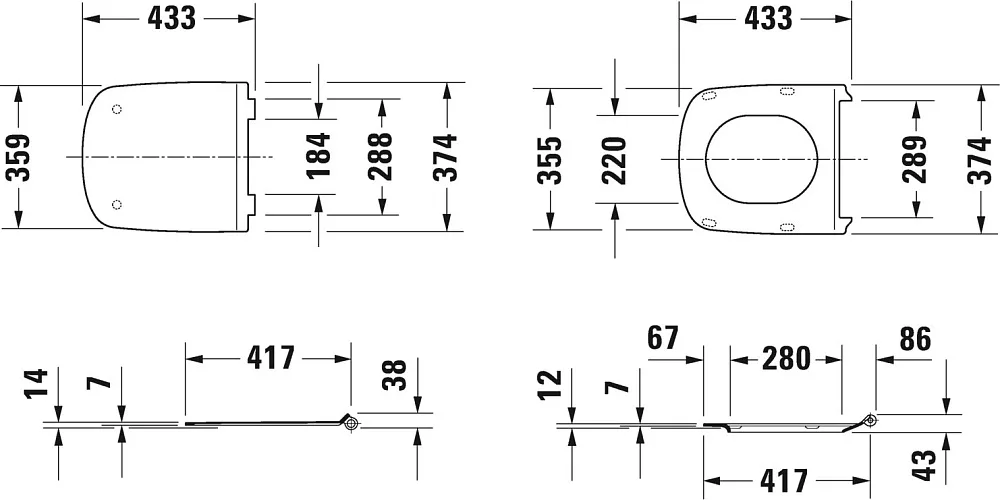 Унитаз подвесной Duravit DuraStyle 45510900A1 Sancos — официальный сайт
