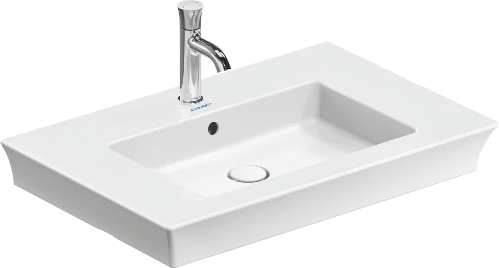 Мебельная раковина Duravit White Tulip 75 Sancos — официальный сайт