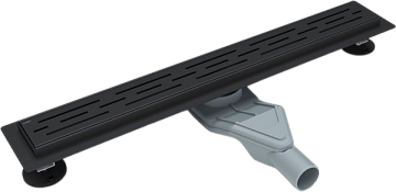 Душевой трап (лоток) Esbano Combi Rain 60 cм, матовый черный
