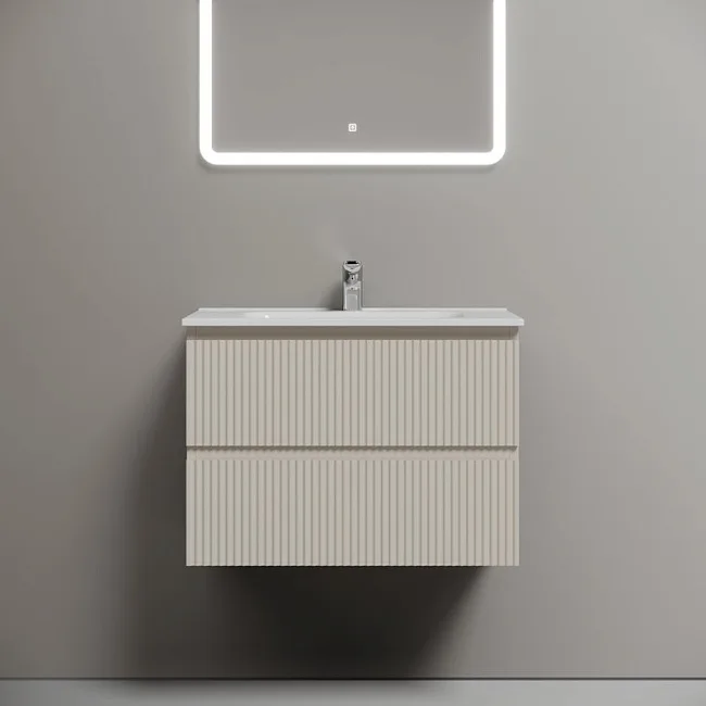 Тумба под раковину Sancos подвесная Snob R 70 Beige Soft SNR70CE Sancos — Оригинал