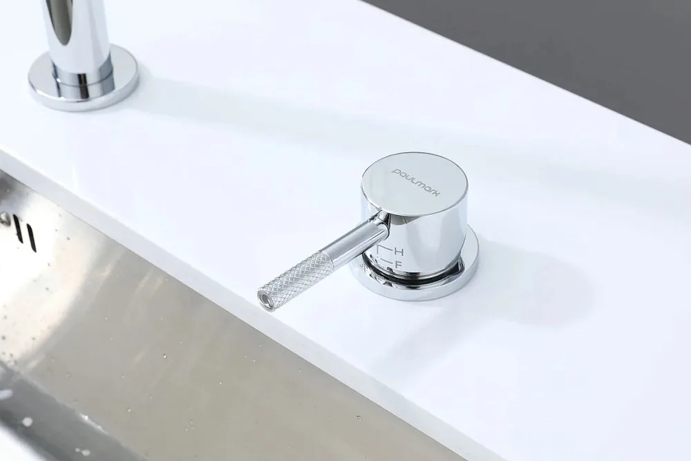 Смеситель для кухни Paulmark Estetica Es218006-CR глянцевый хром Sancos — официальный сайт