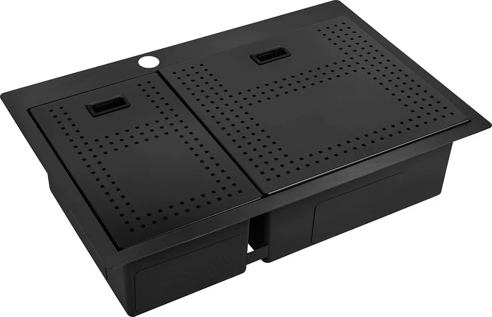Мойка кухонная Zorg Master N-78-2-52-R Grafit Sancos — официальный сайт
