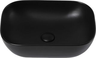 Накладная раковина Abber Rechteck AC2200MB матовая черная