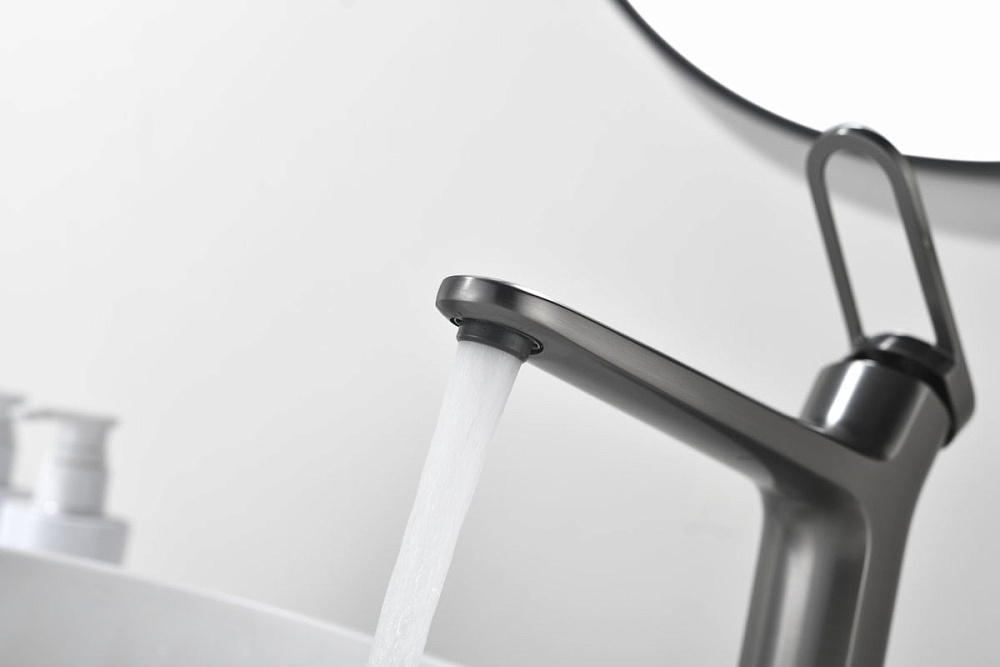 Смеситель для раковины Black&White Gravity 7209GM gun metal