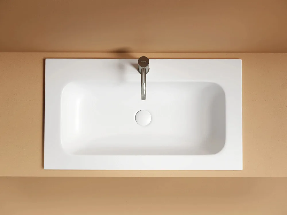 Мебельная раковина Ceramicanova Grace CN7012MW 80. белая матовая