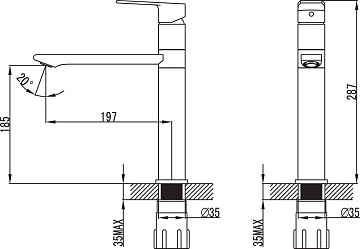 Смеситель для кухни IDDIS Edifice ED3PBSGi05