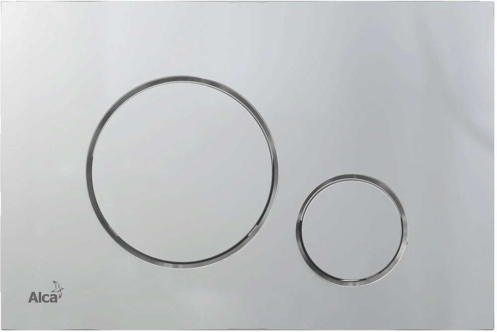 Кнопка смыва AlcaPlast Thin THIN M672 хром матовый
