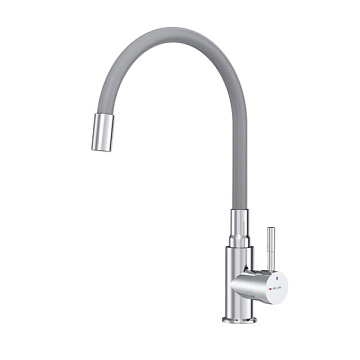 Смеситель для кухни AM.PM X-Joy S F85B07605, серый, хром