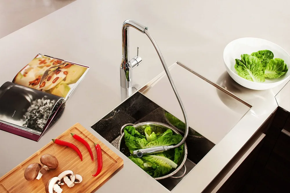 Смеситель для кухни Grohe Essence 30270000 хром Sancos — официальный сайт