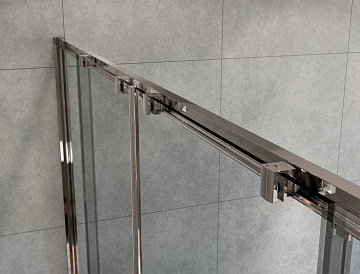Душевая дверь в нишу Vincea Garda VDS-1G2180CL 180 см, профиль хром, стекло прозрачное