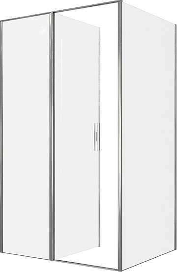 Душевой уголок Allen Brau Priority 120x80, профиль хром, стекло прозрачное