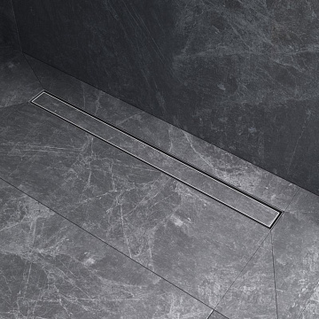 Душевой трап (лоток) AM.PM MasterFlow Tile 80 см, сталь матовая