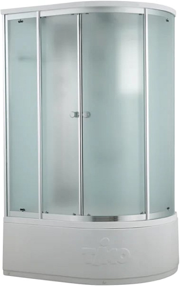 Душевая кабина Timo Comfort T-8820LF Fabric Glass с высоким поддоном, с сиденьем