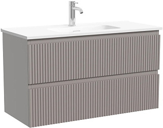 Тумба под раковину Sancos Snob R 90 подвесная Doha soft (пыльная роза), SNR90/39SM