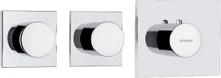 Термостатический смеситель встраиваемый Bossini OKI 2 Outlets LP Z031203 для ванны с душем, хром