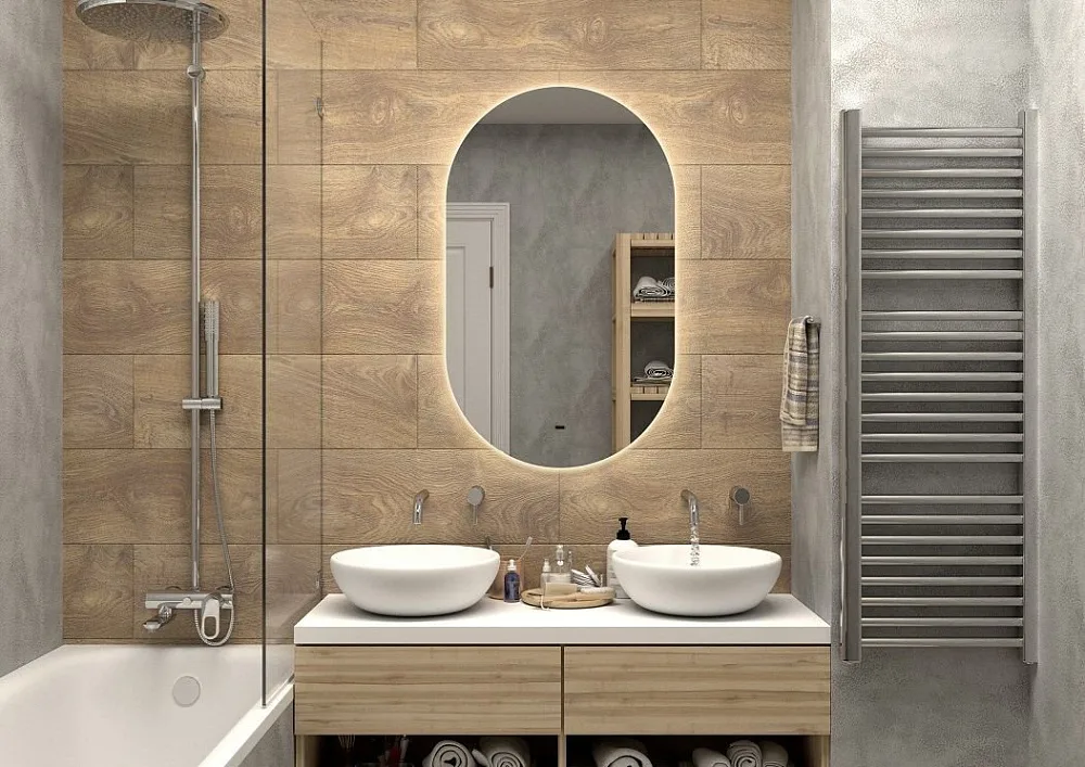 Зеркало Art&Max Torino 60х100 с теплой подсветкой Sancos — официальный сайт