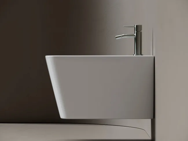 Биде подвесное Ceramicanova Miro CN11004 белый Sancos — Оригинал