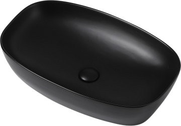 Накладная раковина Abber Rechteck AC2206MB матовая черная