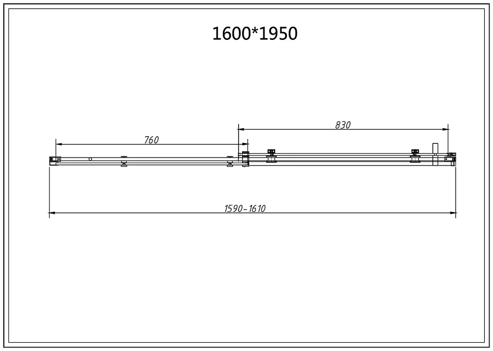 Душевой уголок Vincea Como-N VSR-4CN9016CGB 160х90 см, профиль матовый черный, стекло тонированное с Sancos — официальный сайт