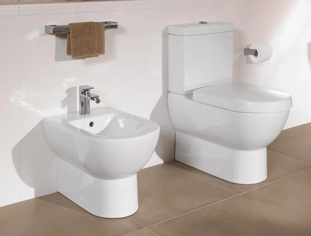 Унитаз-компакт напольный Villeroy & Boch Subway 66101001 Sancos — официальный сайт