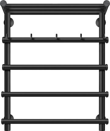 Полотенцесушитель электрический Secado Турин 1 КСП 60x60, черный, R