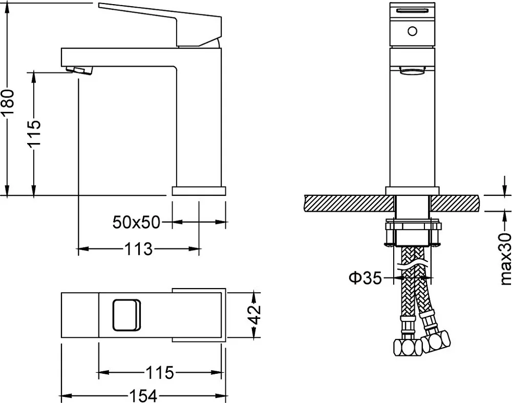 Смеситель для раковины Timo Briana 7161/00F хром Sancos — официальный сайт