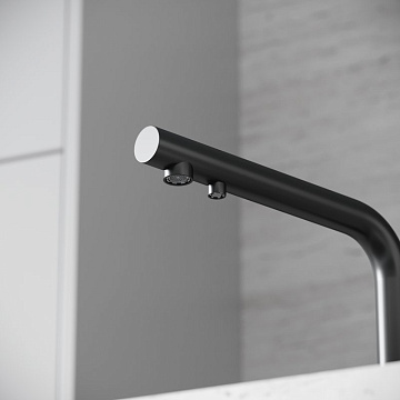 Смеситель для кухни Sancos Foster SC4014MB под фильтр, черный матовый