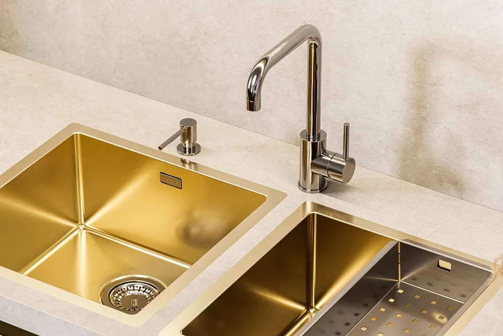 Дозатор для кухонной мойки Alveus Plum 1135811 хром Sancos — официальный сайт