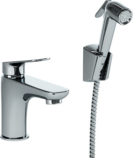 Смеситель для раковины Paini Laguna LACR205/574 с гигиеническим душем, хром