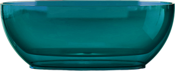 Акриловая ванна Abber Kristall 170x75 см, AT9703Aquamarin